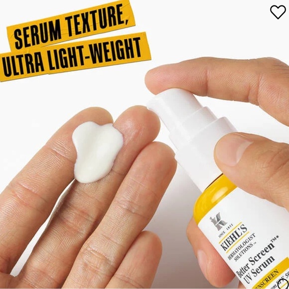 NEW ☀️ Kiehl’s Better Screen UV Serum SPF 50+ Facial Sunscreen - Picture 3 of 6